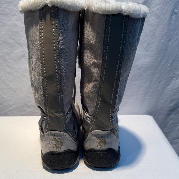 U.S. Polo Assn. Women's Gray Winter Boots - Picture 4 of 11
